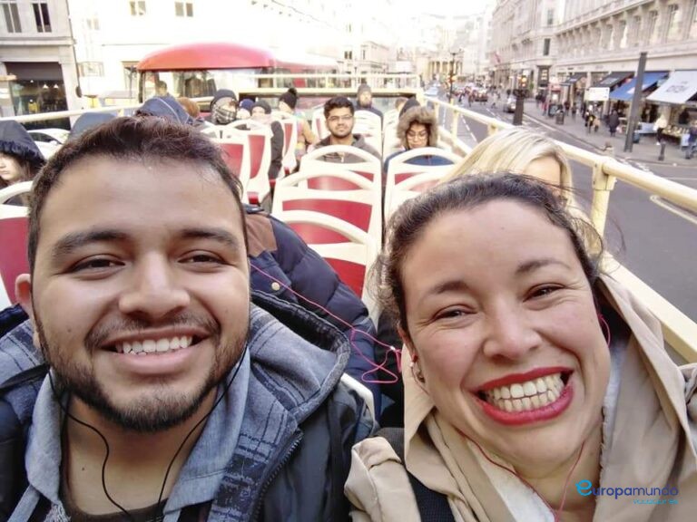 Paseo en un bus londinense