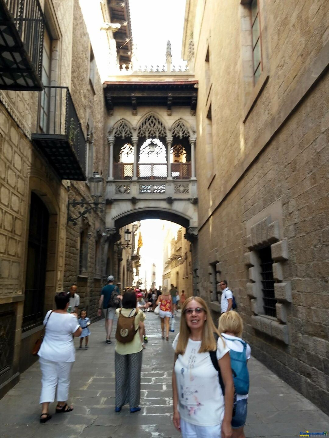 El Puente del Bisbe en Barcelona