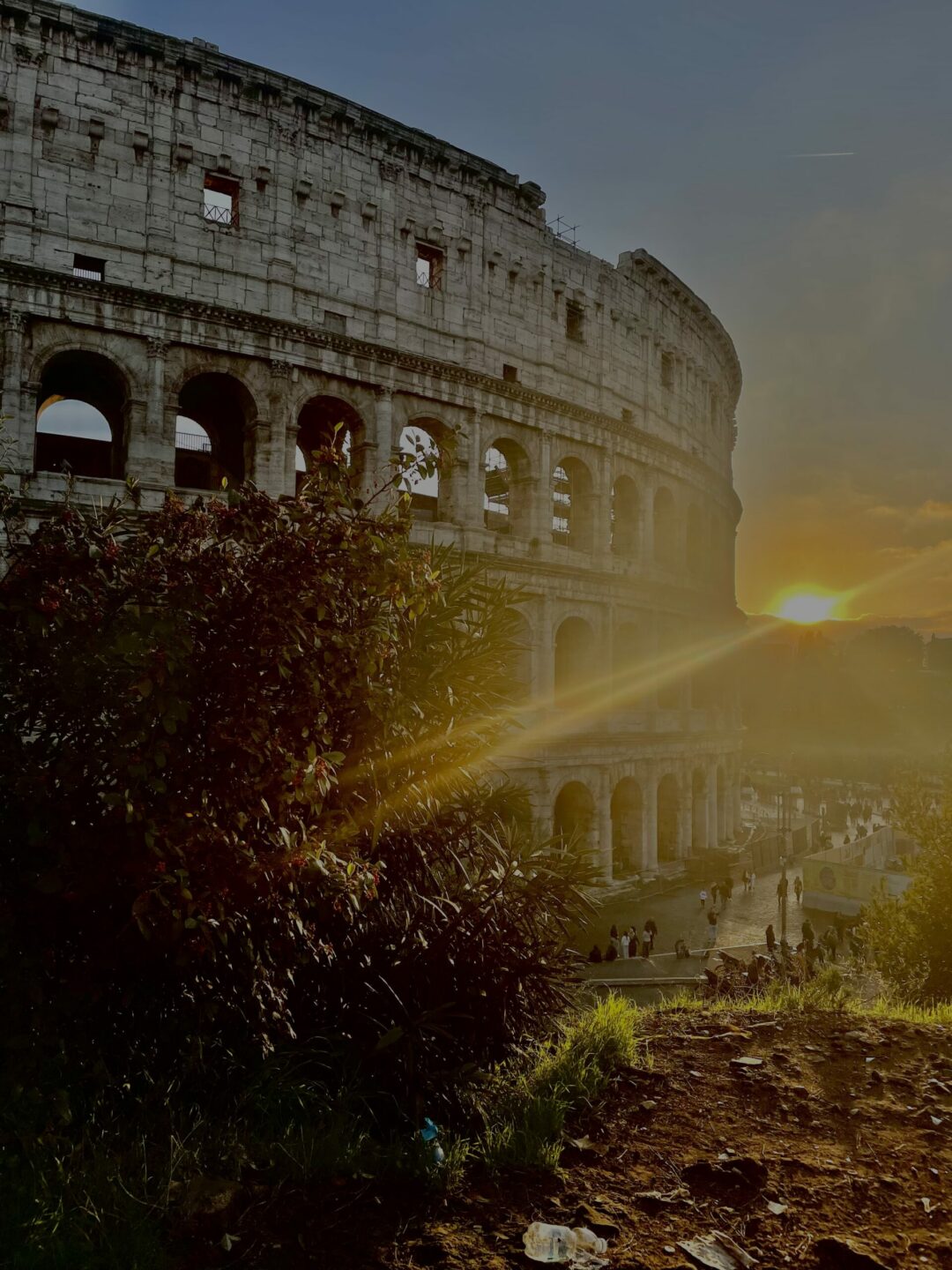 Atardecer en el coliseo