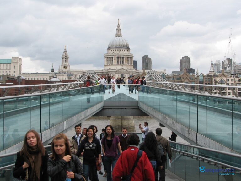 Catedral de San Pablo desde el puente del milenio