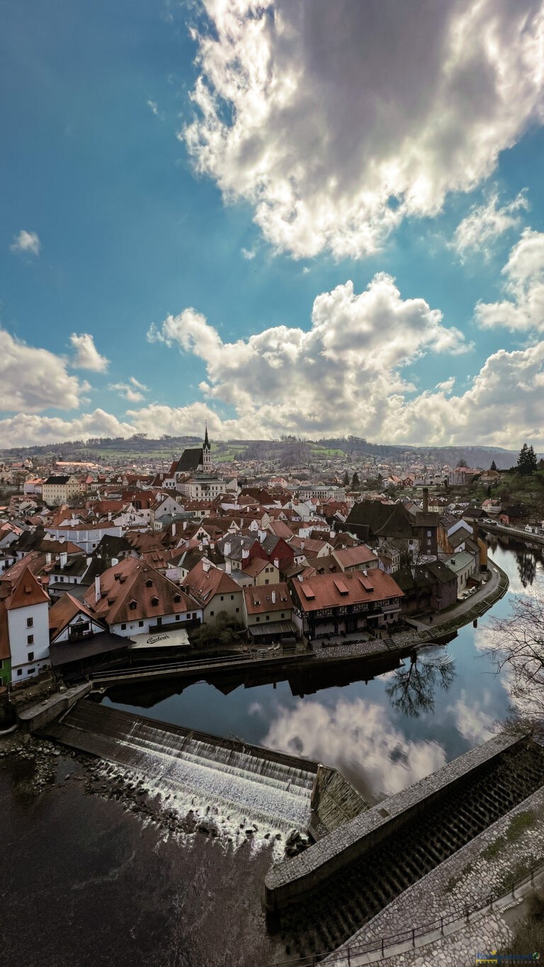 Vista del pueblo desde el castillo