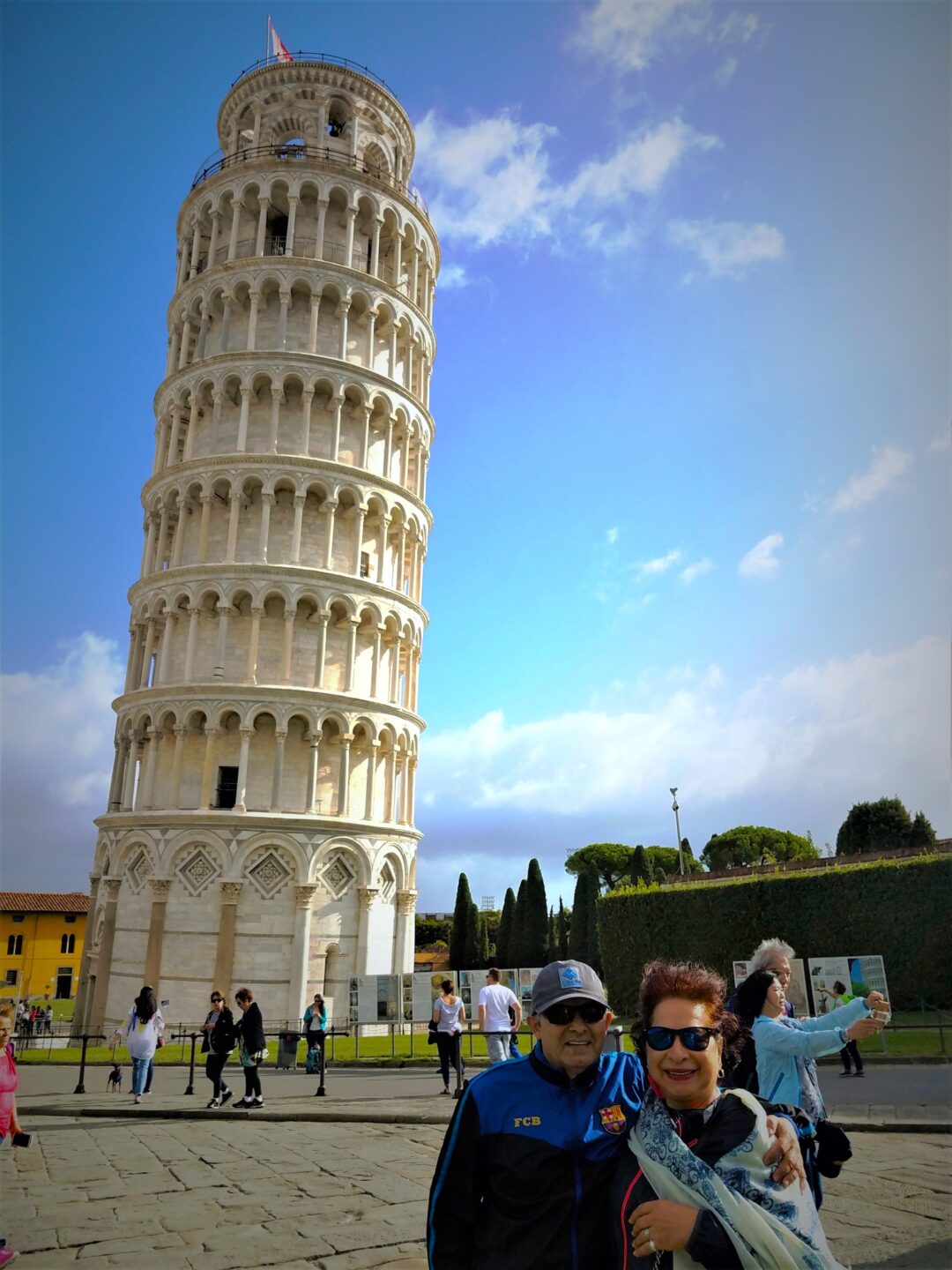 La torre inclinada de Pisa