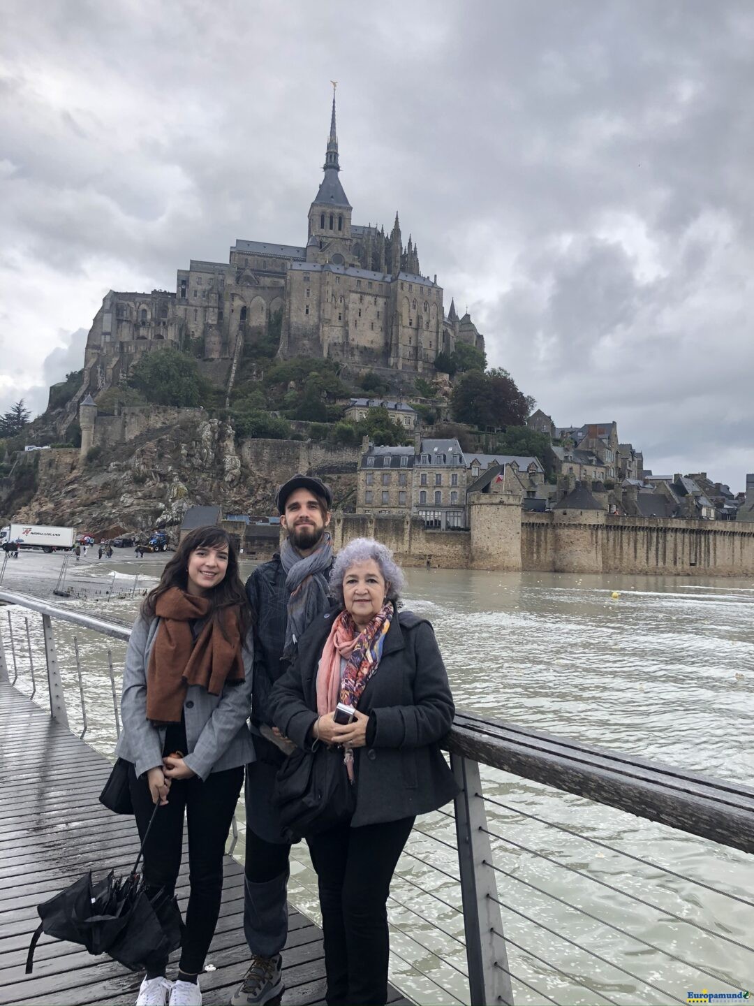 Día lluvioso en Mont St Michel