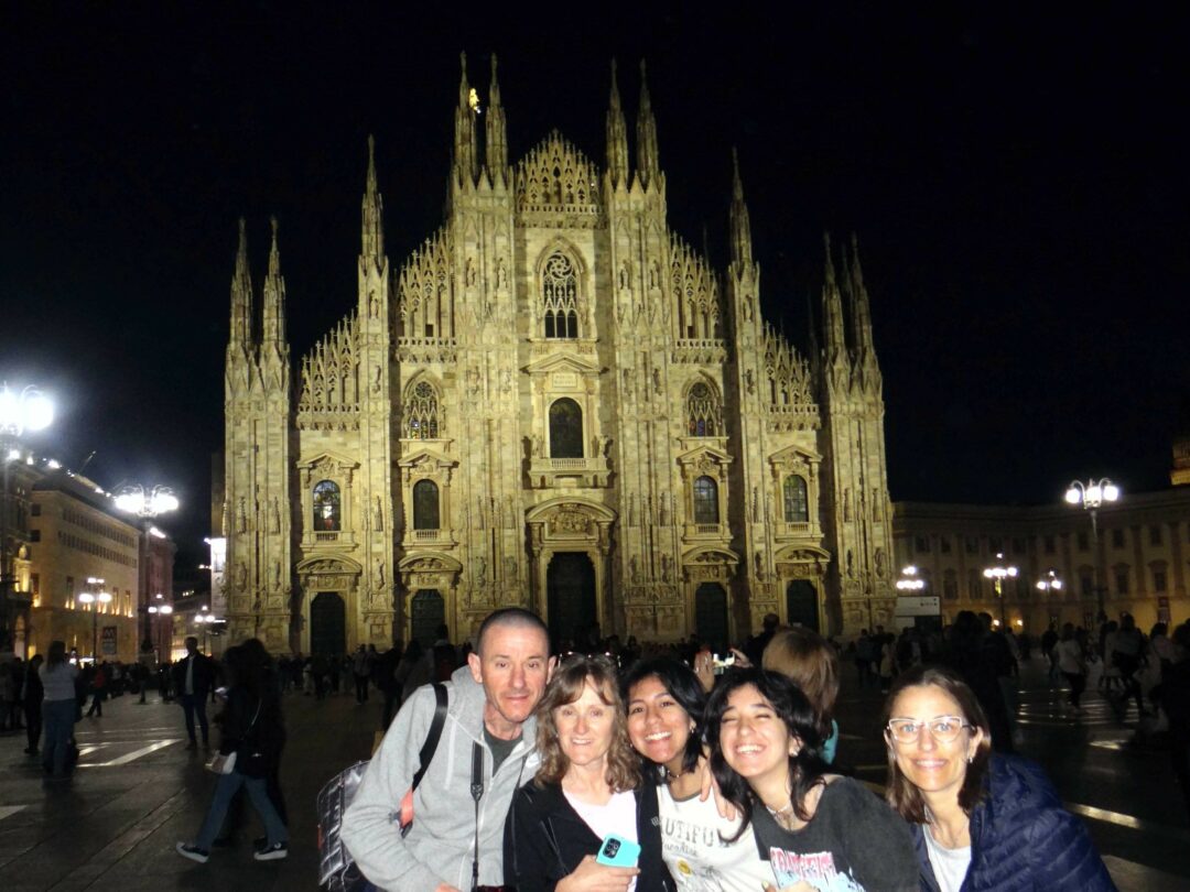 Duomo de Milano de noche