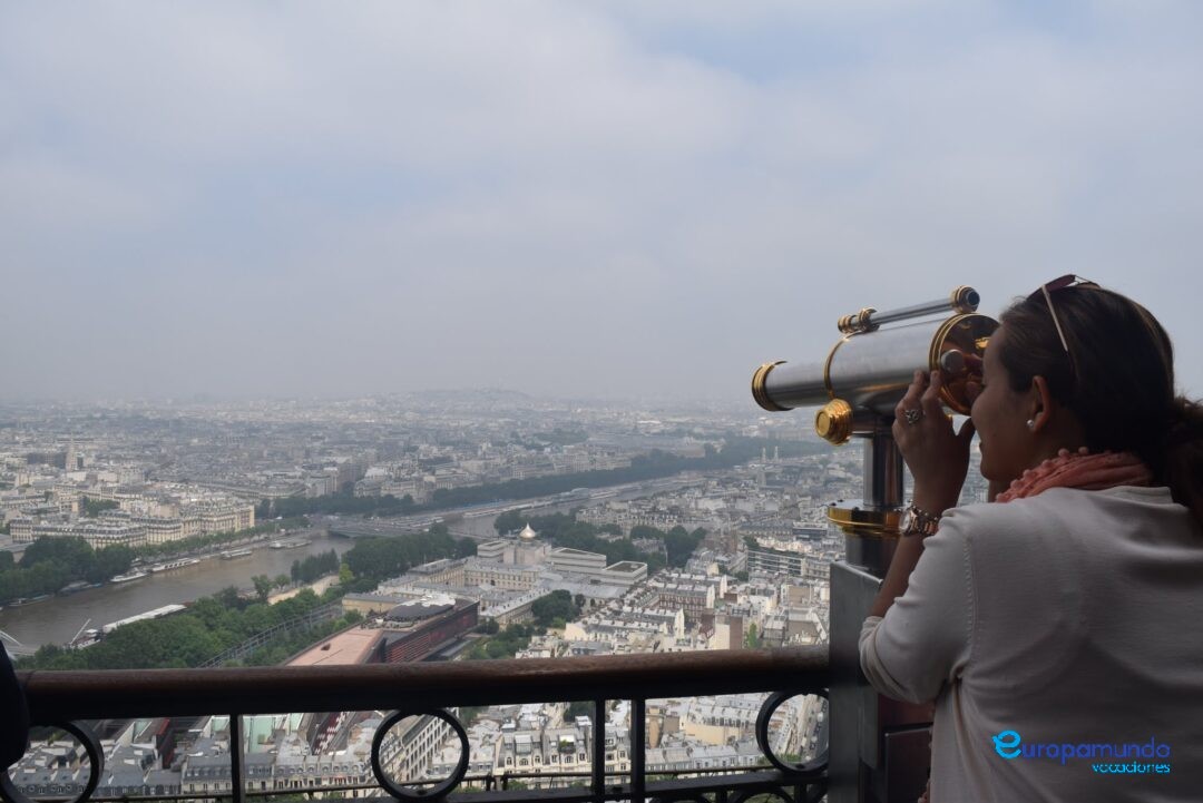 Desde lo alto de la Torre Eiffel