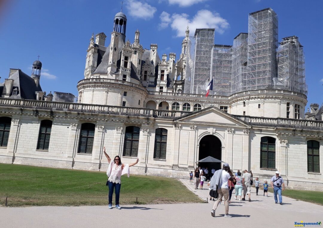 lateral do Castelo de Chambord