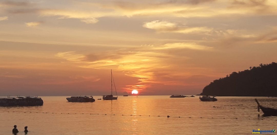 Atardecer en la isla de Koh Lipe