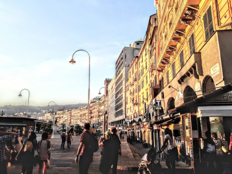 Atardecer en Génova