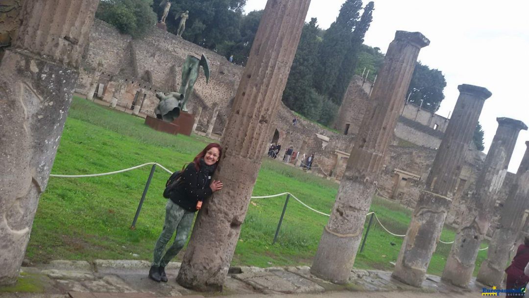 Ruinas de la antigua ciudad de Pompeya