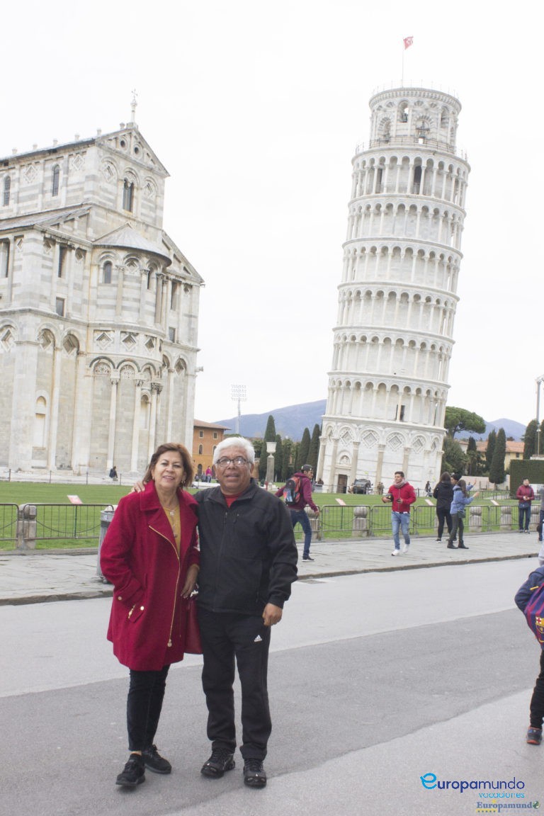 En la Torre de Pisa