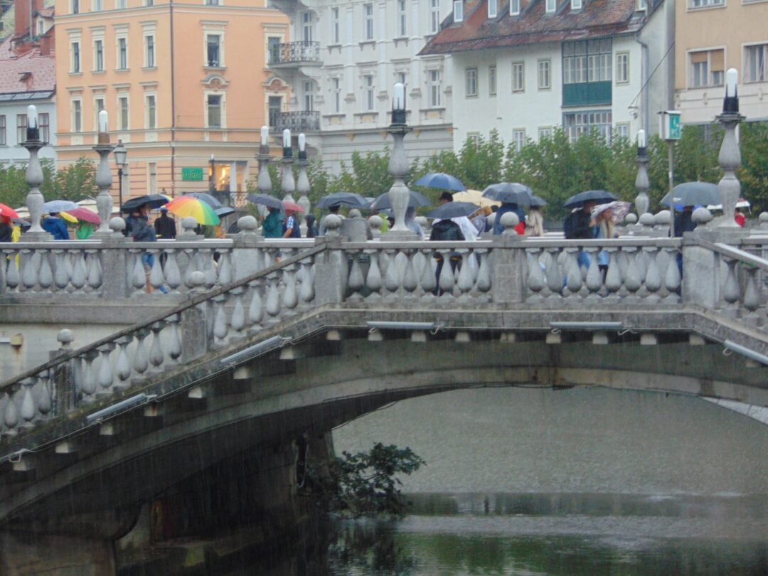 El desfile de los Paraguas