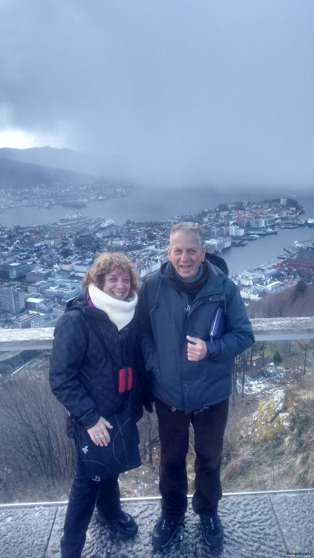 Disfrutando de las alturas en Bergen….