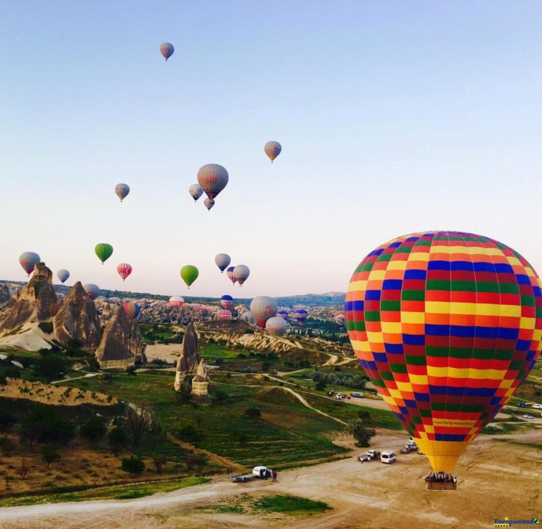 Kapadokia desde el globo