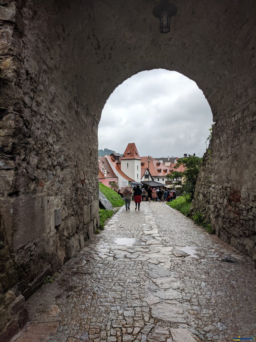 Entrando  a  esta  bella  ciudad ,Cesky Krumlov .