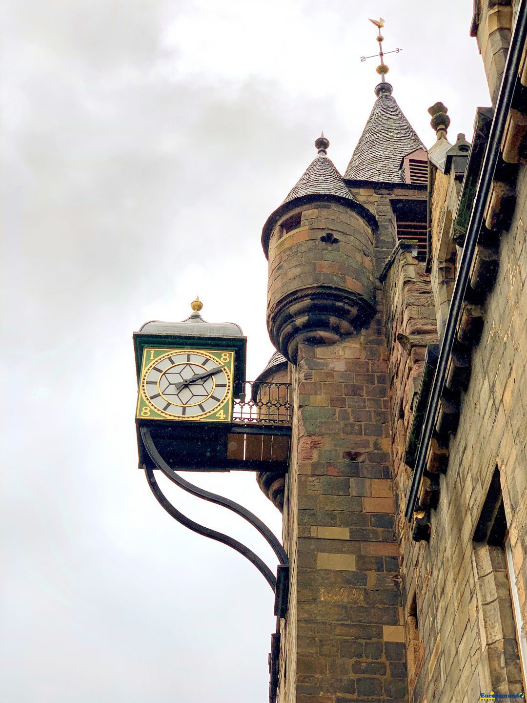 Torre del reloj en Cannongate Tolbooth