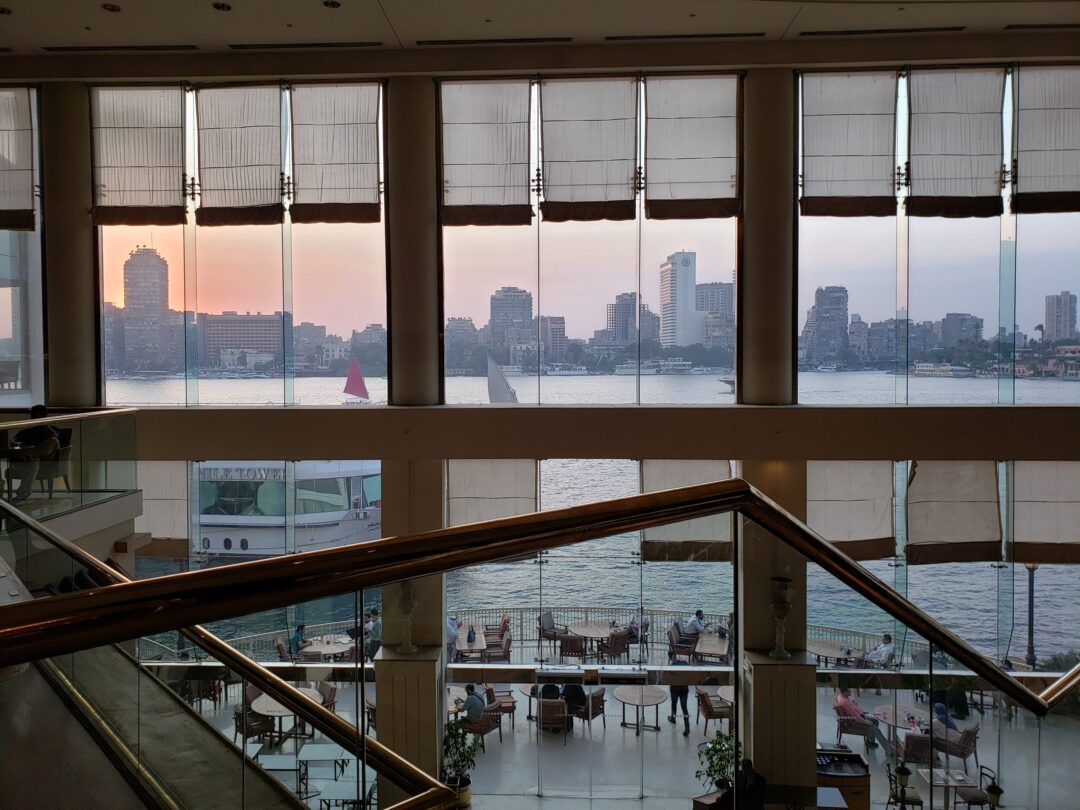 Atardecer sobre el Nilo