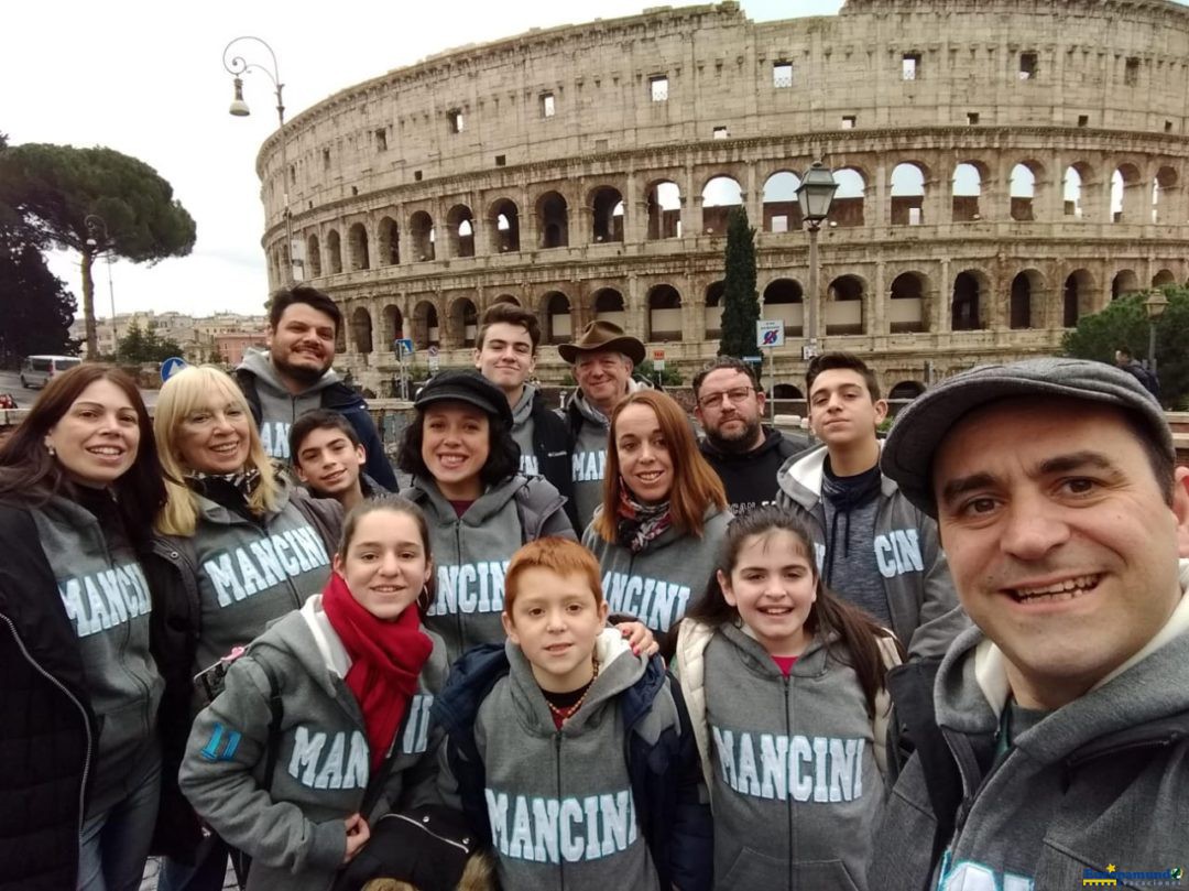 Coliseo Romano en familia
