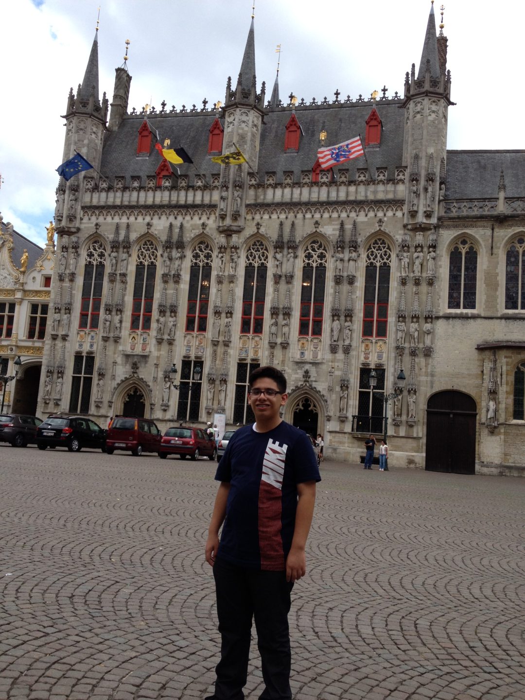 Plaza Burg en Brujas Bélgica