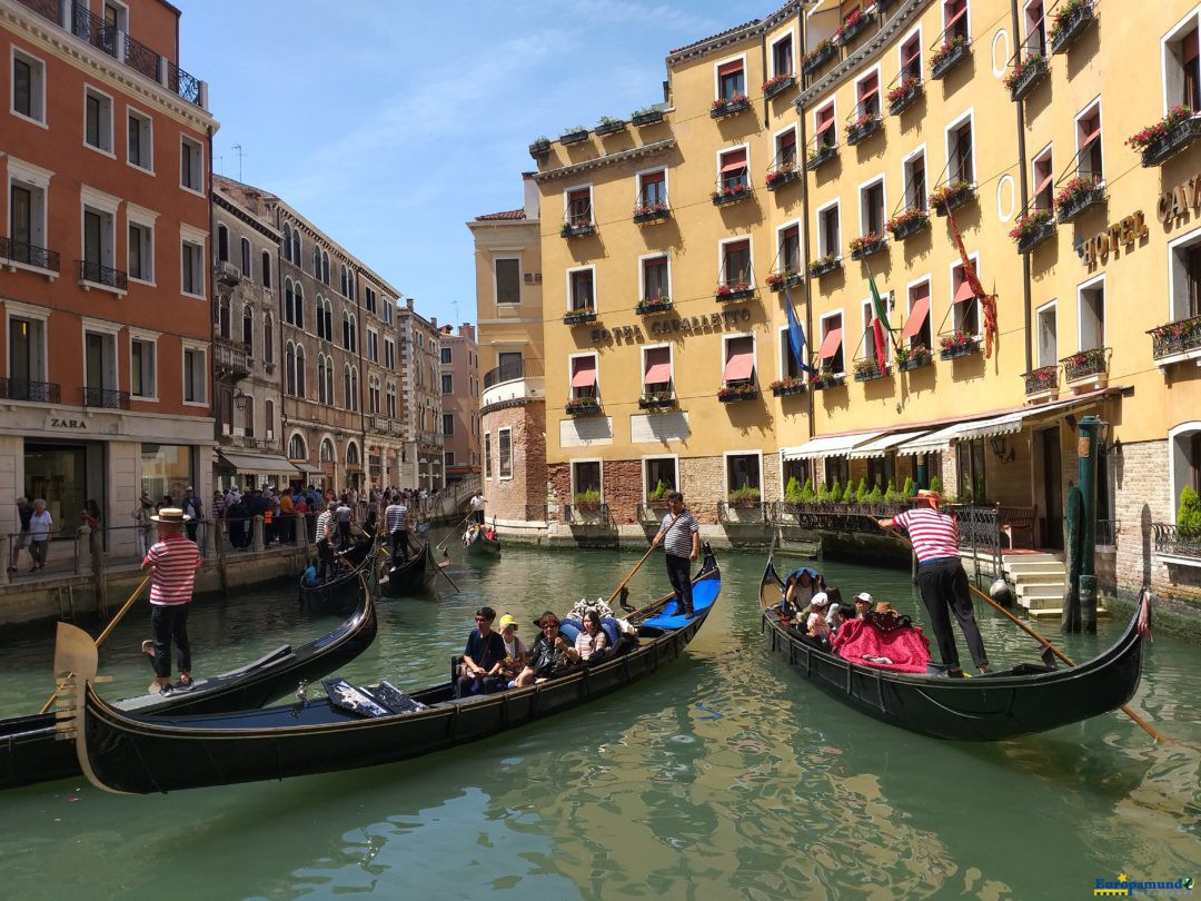 Os famosos canais de Veneza