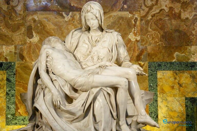 La piedad. En la Basílica de San Pedro.