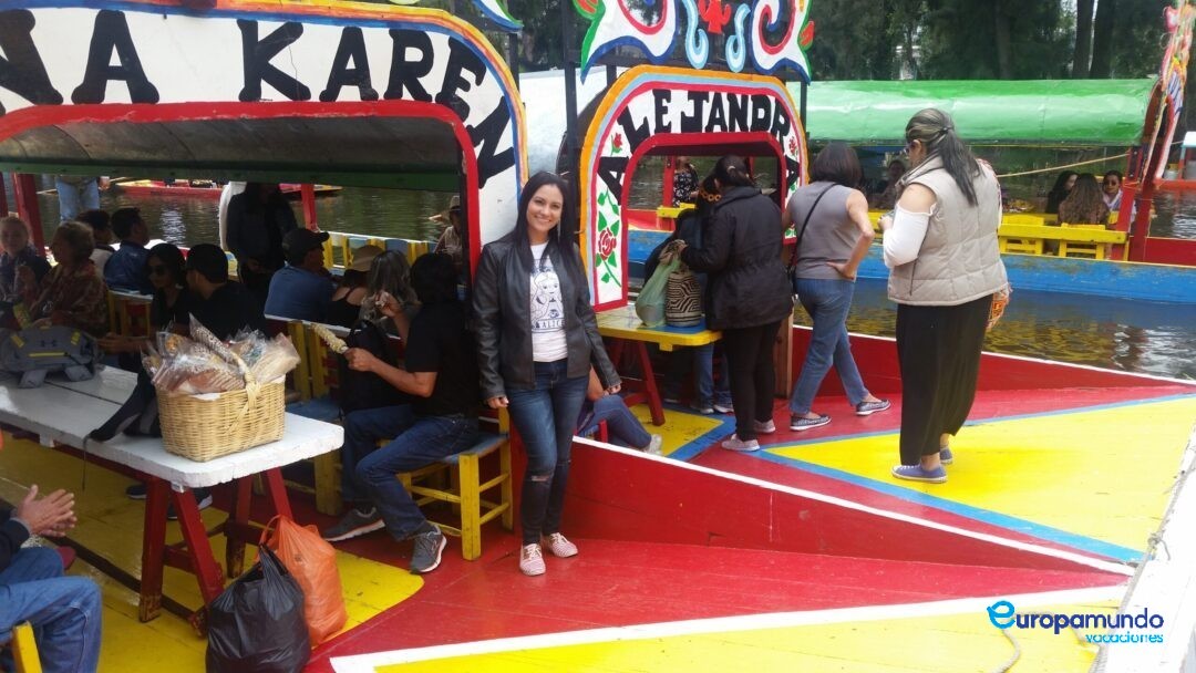 En la marcha por Xochimilco