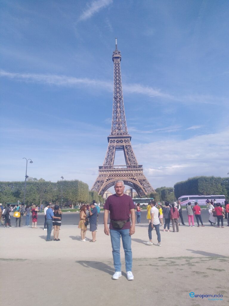En la torre eiffel