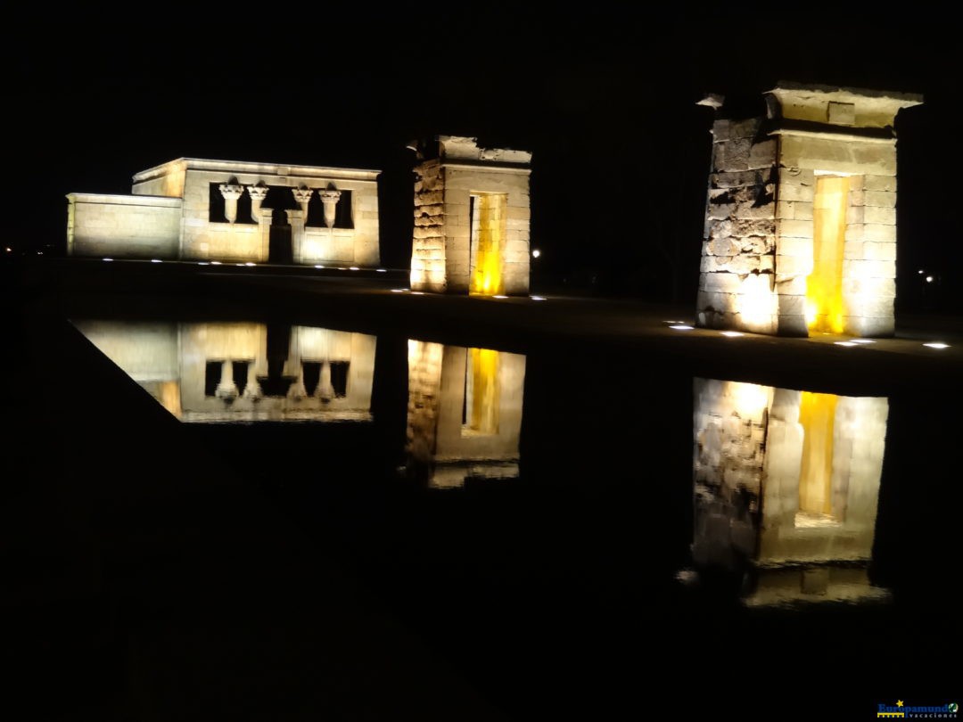 Templo de Debod. Nocturno