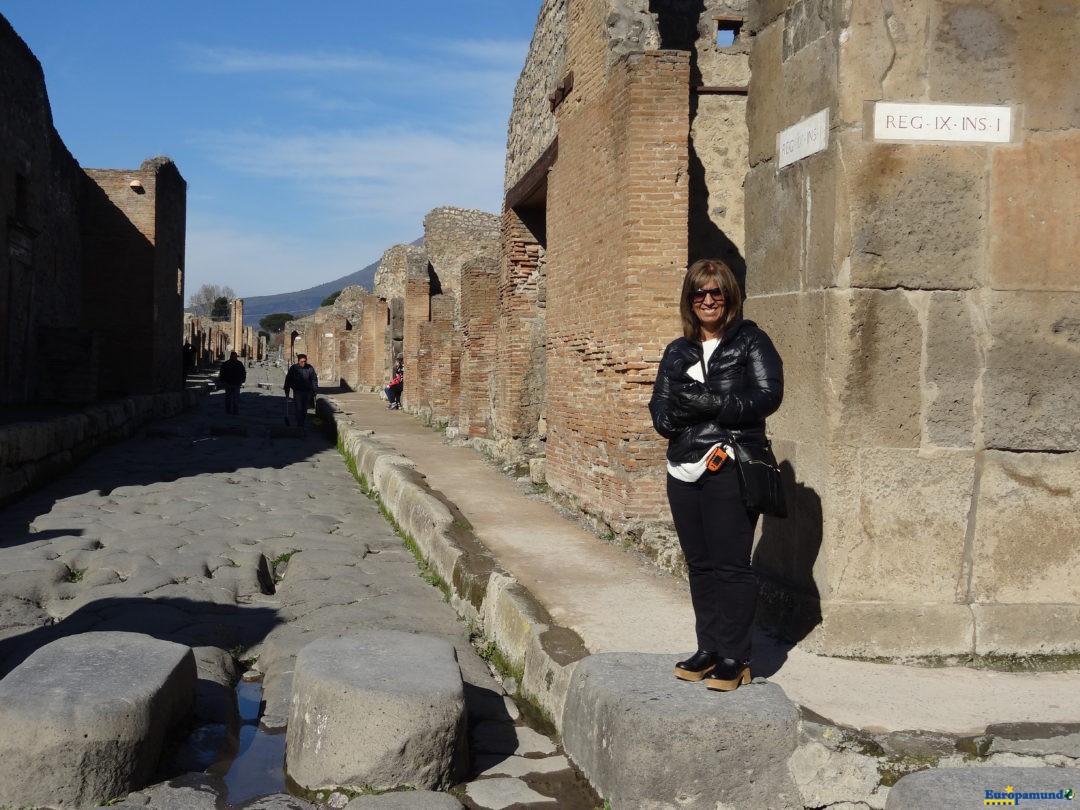 Una calle de Pompeya