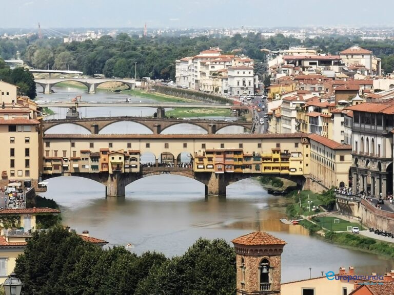 Llegando a Florencia. Mirador de Michelangelo