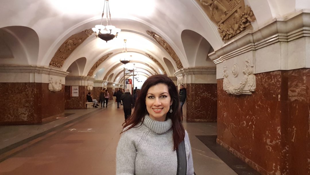 Metro de Moscú…el palacio del pueblo.