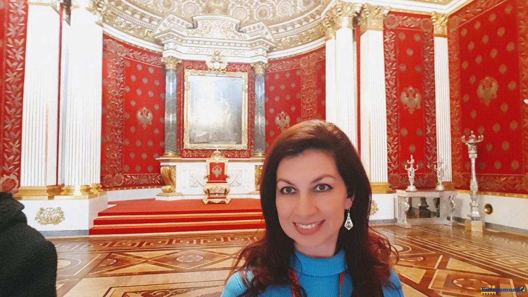Palacio de Peterhof…su trono.