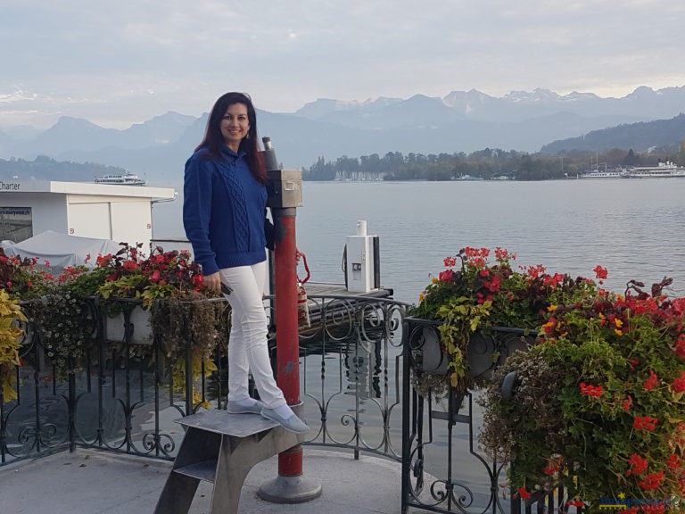 lago de Lucerna , Suiza.
