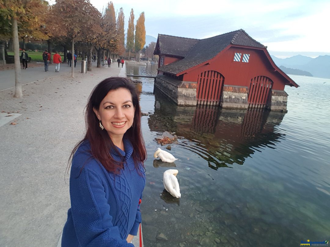 lago de Luzerna , Suiza.