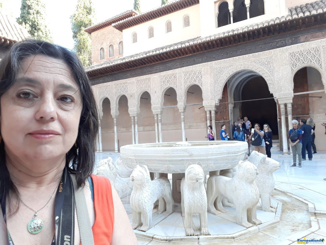 En el Patio de los Leones