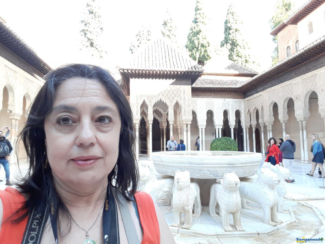 En la Alhambra.