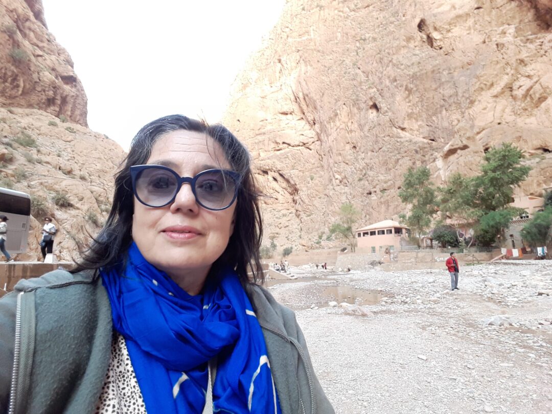 En las gargantas del Todra.