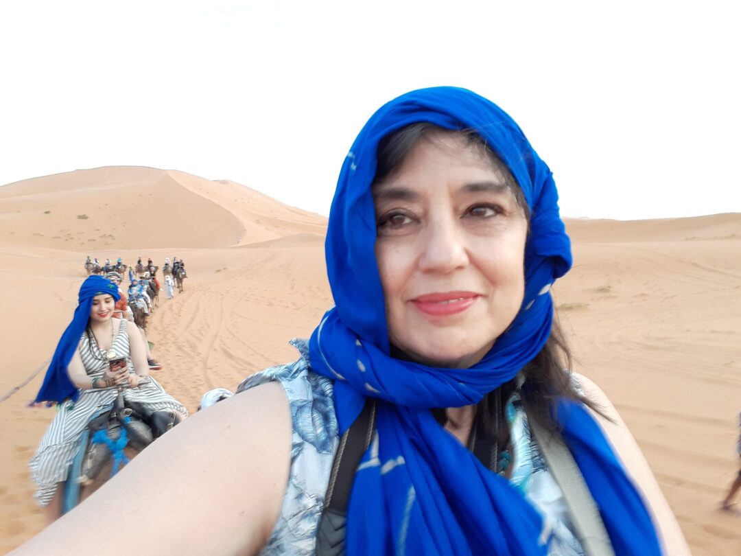 A bordo de dromedarios. .