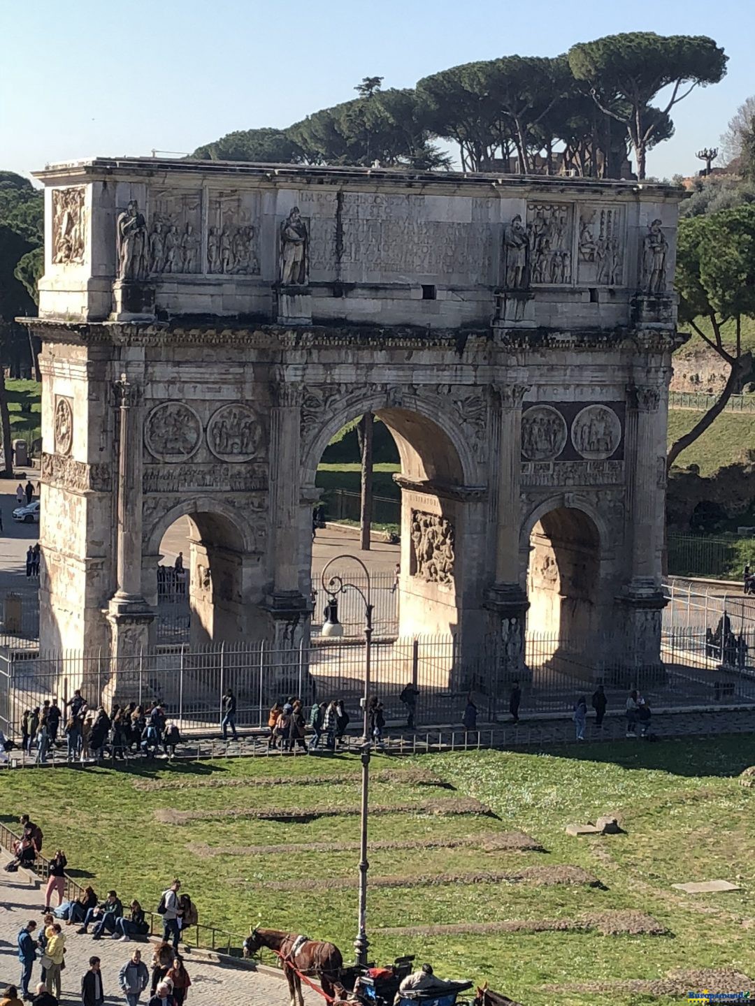 Recorriendo Coliseo y Panteon