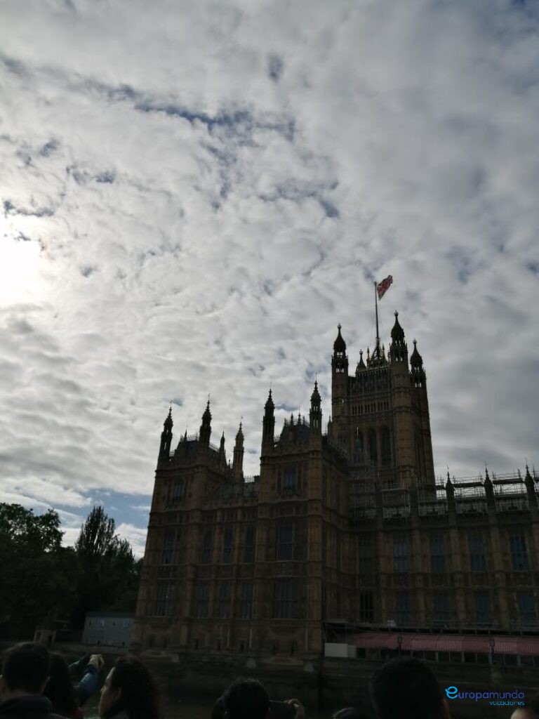 Disfrutando del paisaje desde el London Eye!!!!