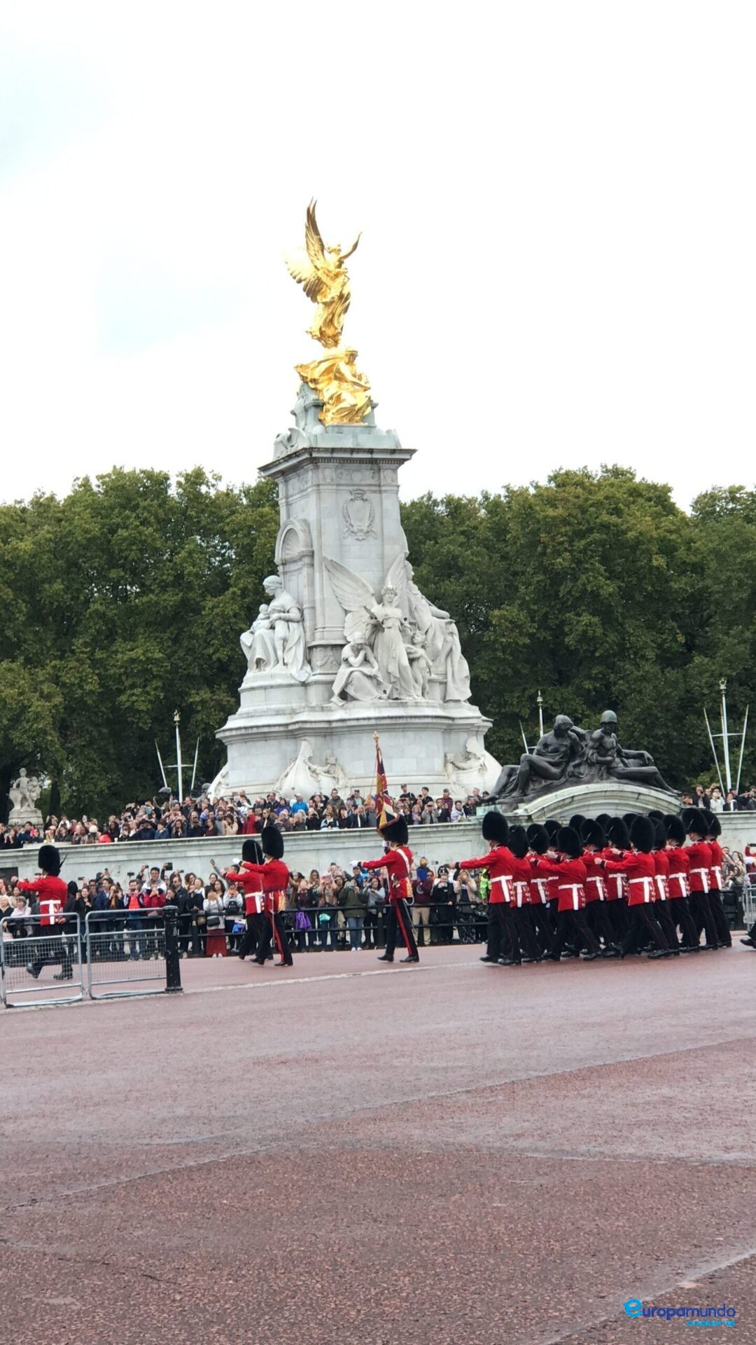 En el cambio de la guardia real Londres !!!!!