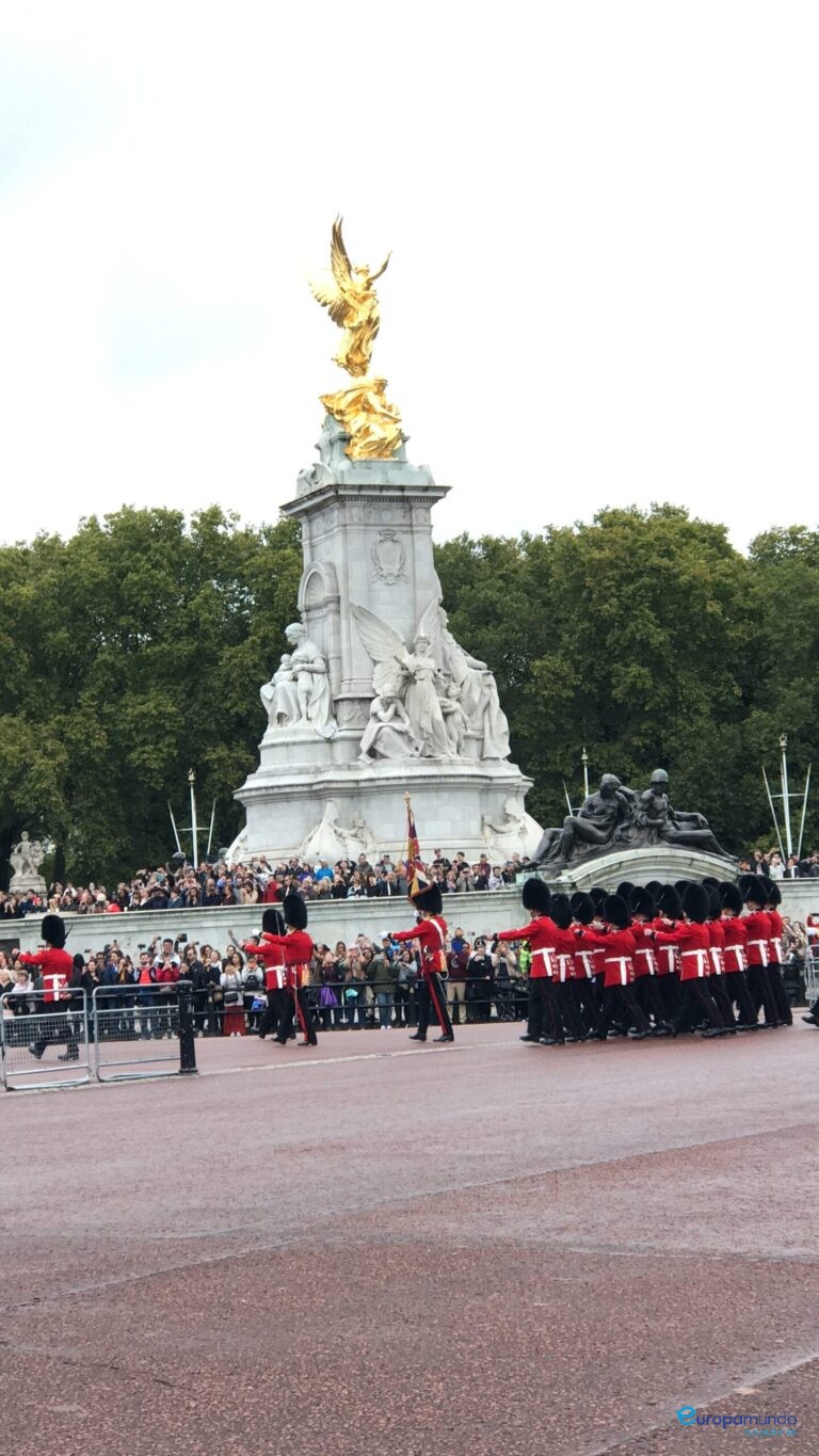 En el cambio de la guardia real Londres !!!!!