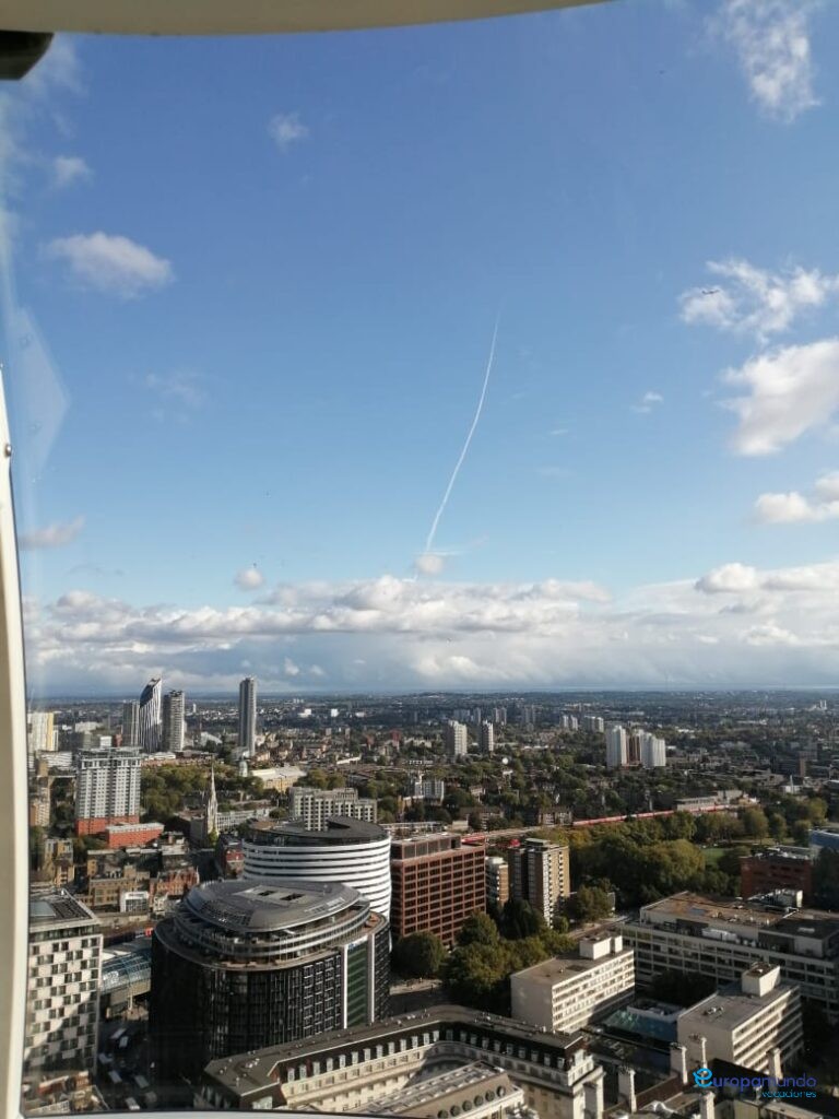 Una vista de Londres desde el London Eye