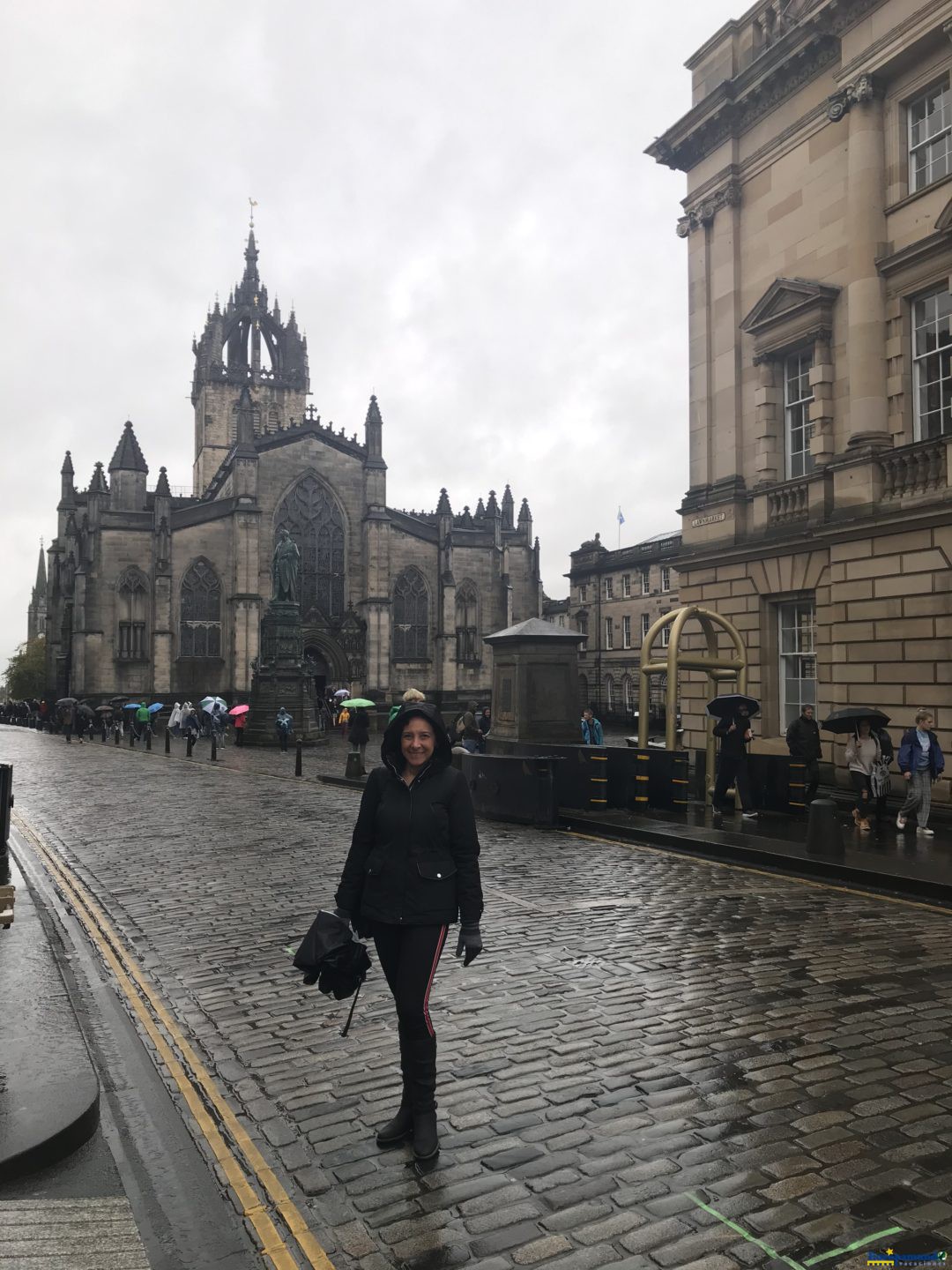 Una lluviosa tarde en Edimburgo