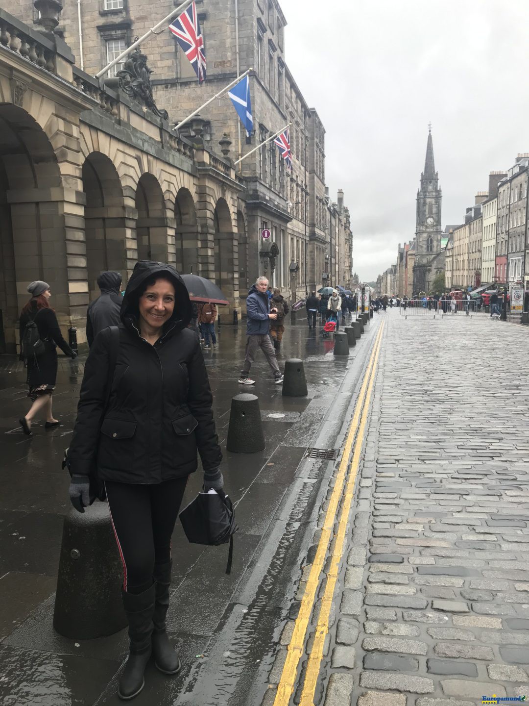 Una lluviosa tarde en Edimburgo
