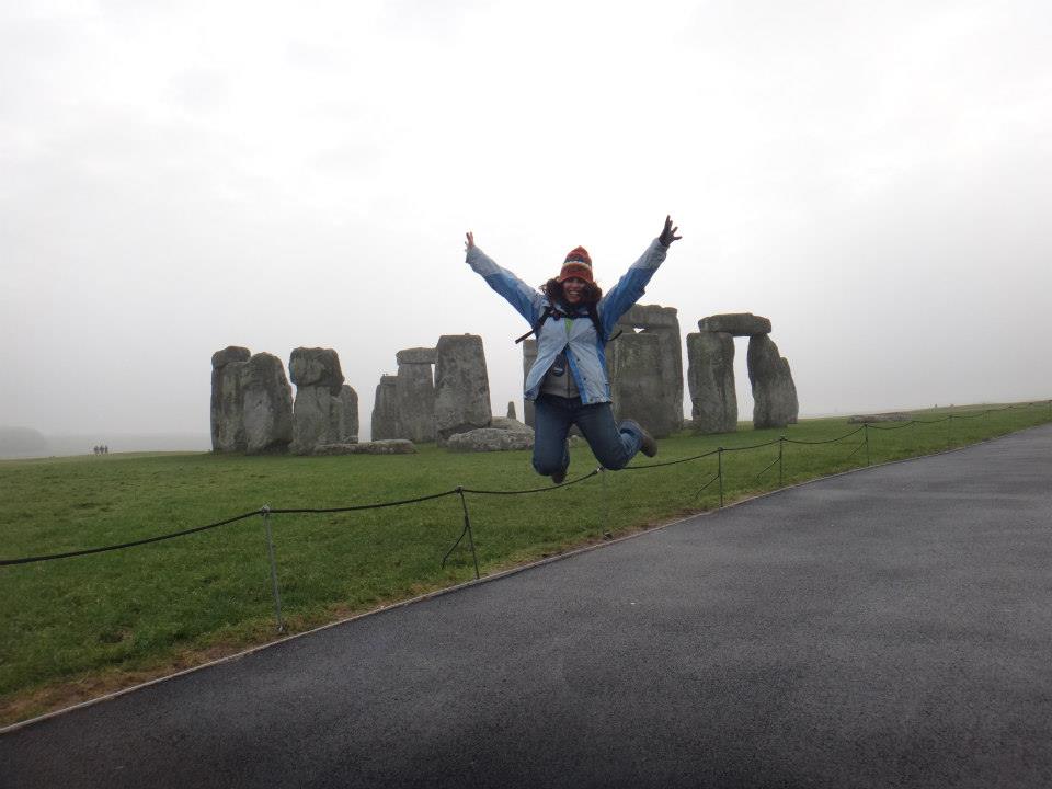 Stonehenge en un día libre en UK