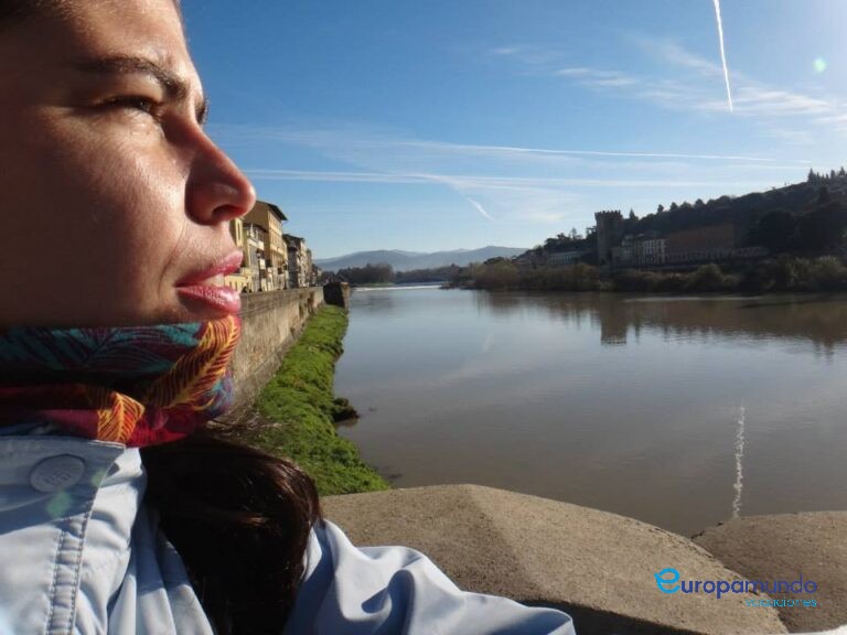 Bella tarde fria en Florencia