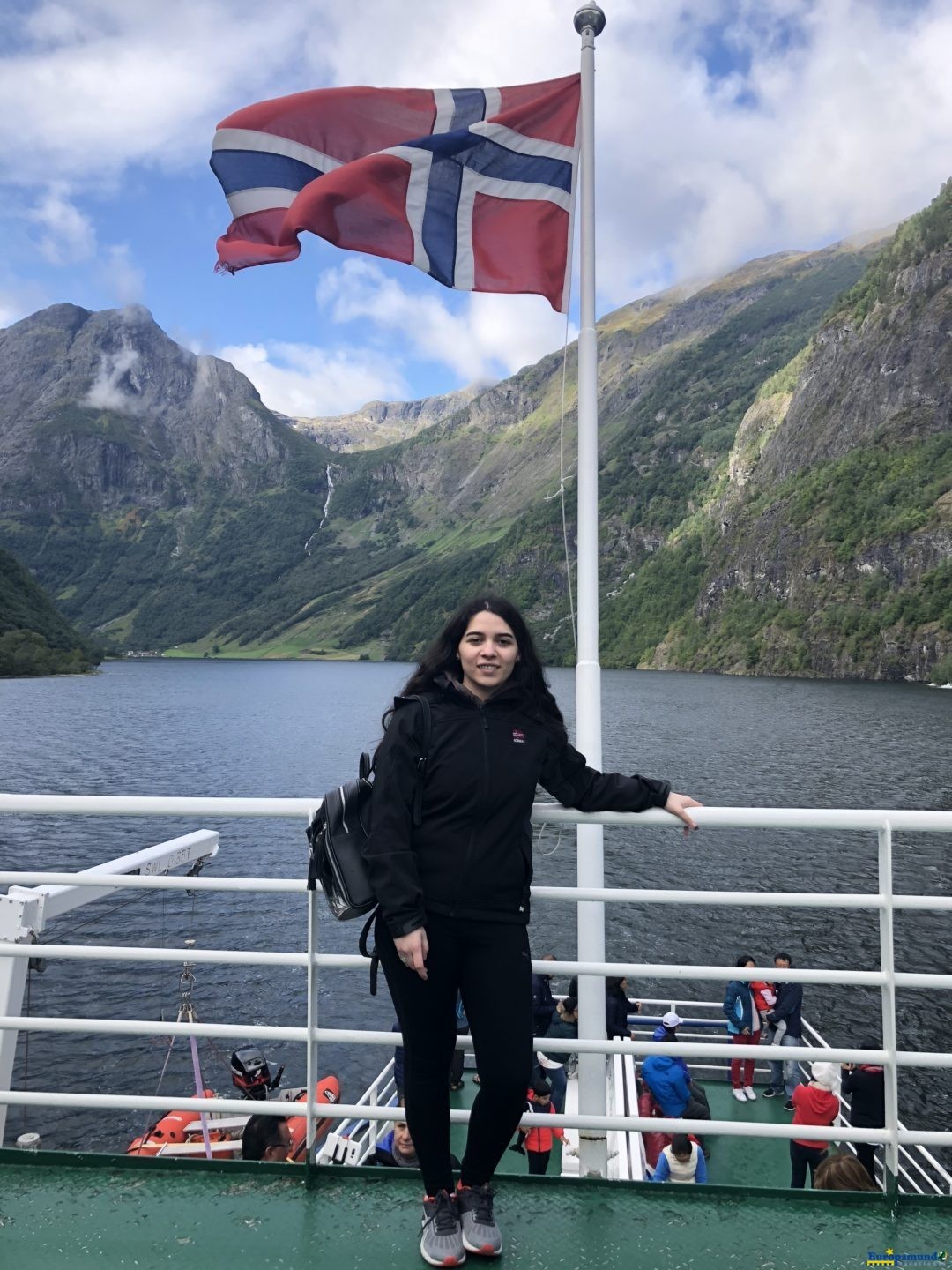 Ferry por el fiordo de Nærøy