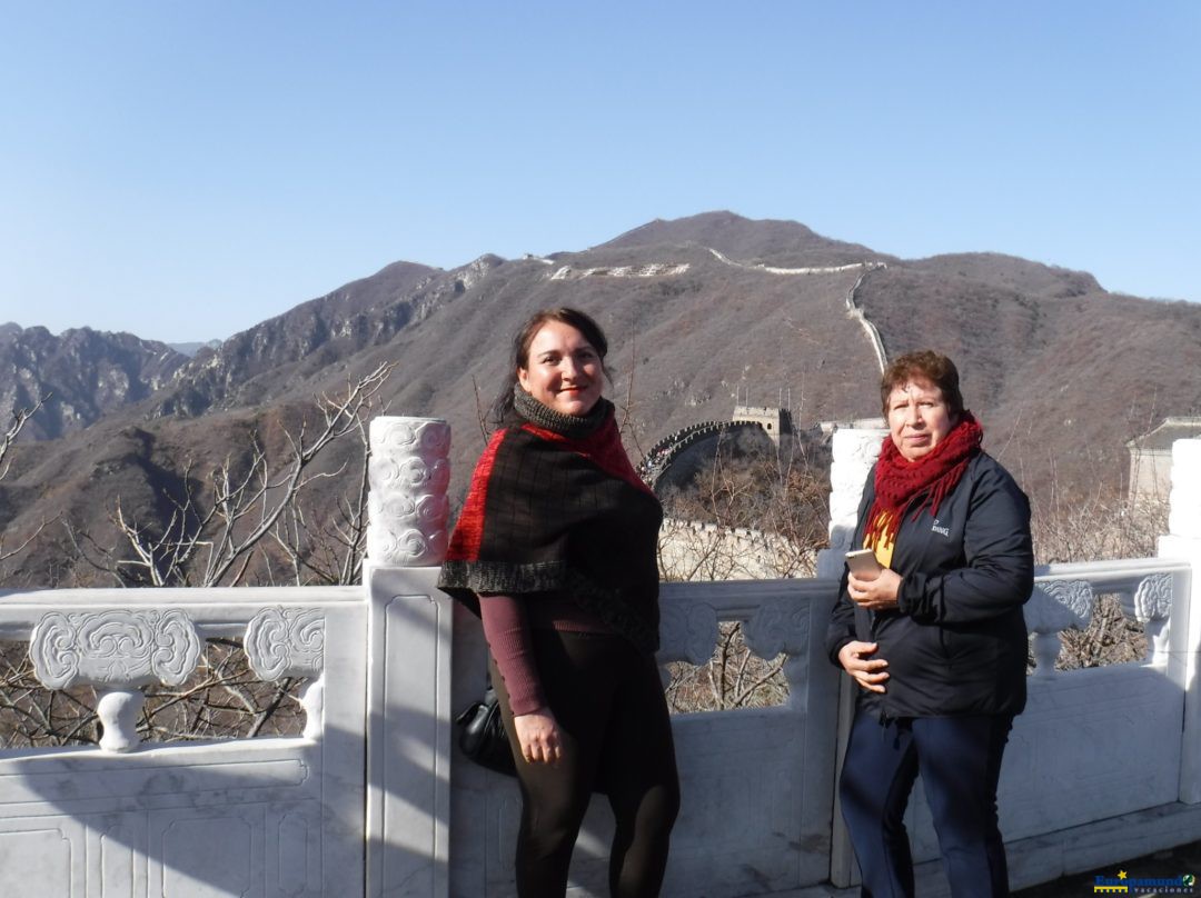 Mi hija y yo en la Gran Muralla