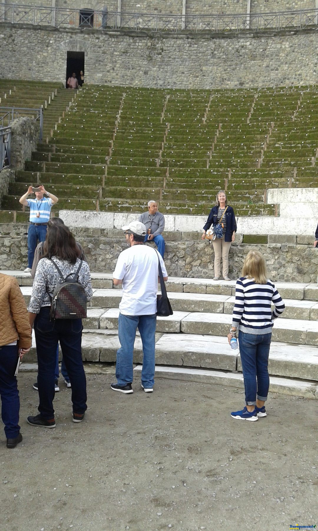 En las ruinas de Pompeya