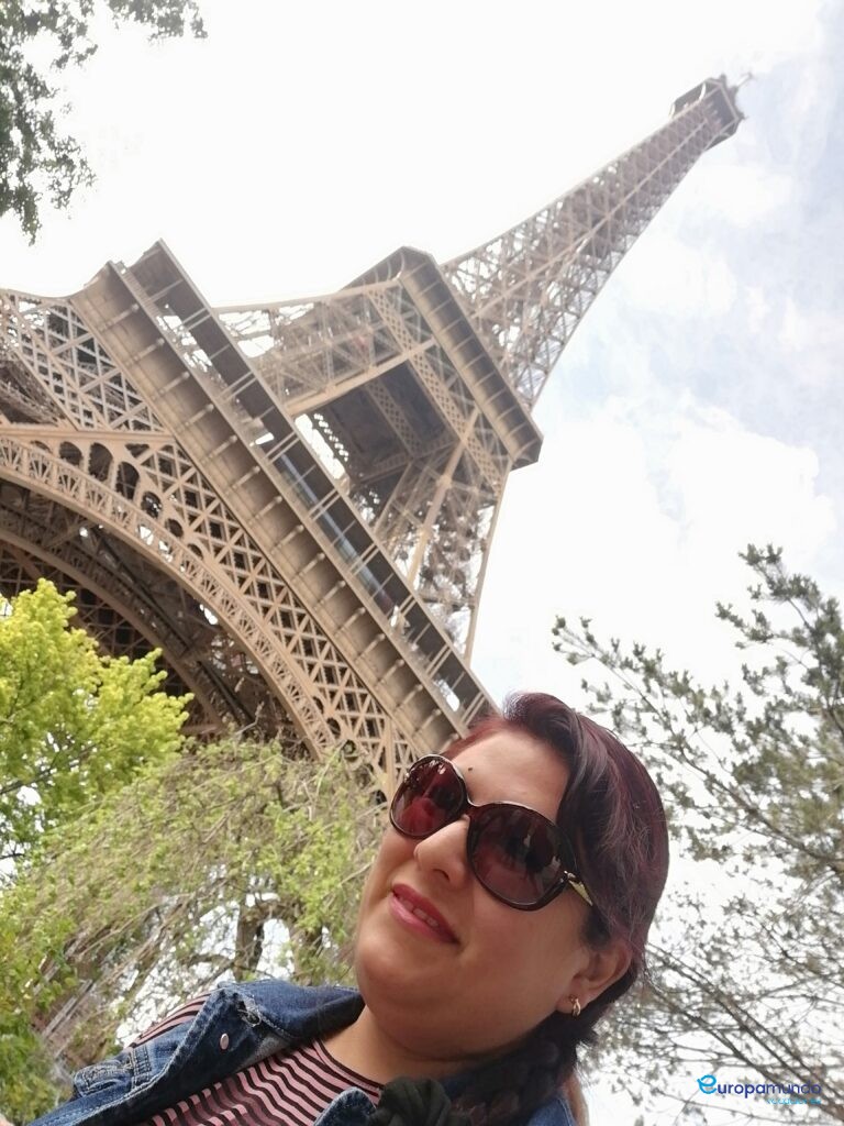 Llegamos a la Torre Eiffel
